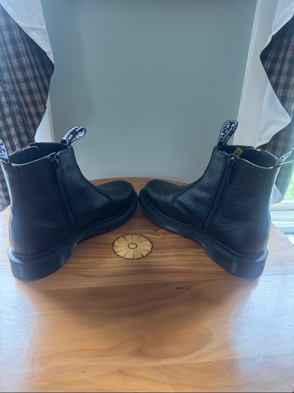 Dr. Martens Black Leather Ankle Boot (Top View) - Picture 4 of 6